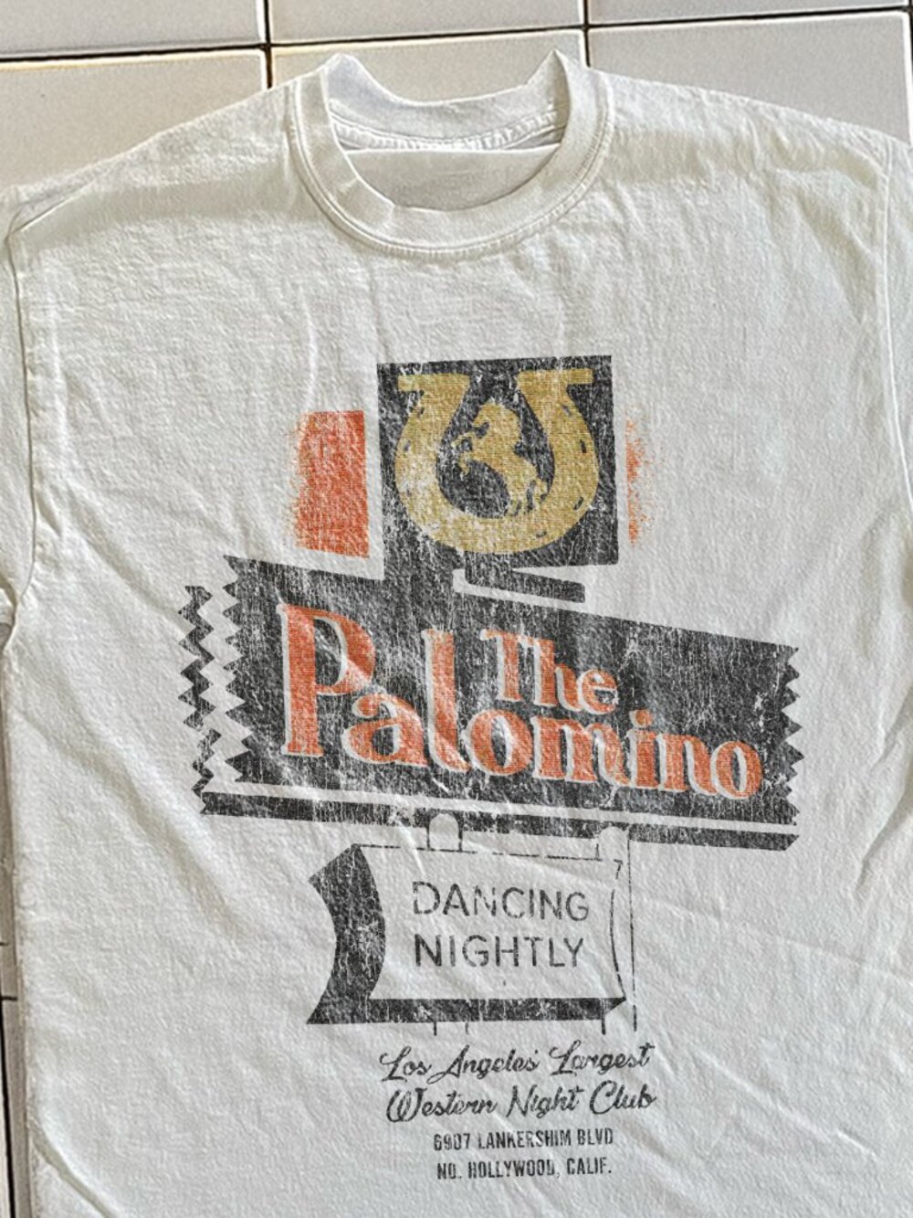 90s The Palomino Hollywood Rare  White T-Shirt